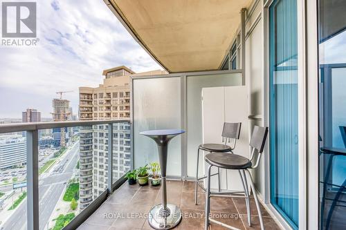 3005 - 330 Burnhamthorpe Road W, Mississauga, ON - Outdoor With Balcony With Exterior