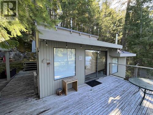 Lot 2 Sakinaw Lake, Pender Harbour, BC - Outdoor With Deck Patio Veranda With Exterior