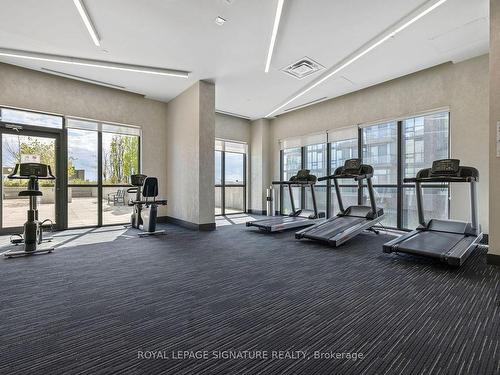 1111-5033 Four Springs Ave, Mississauga, ON - Indoor Photo Showing Gym Room