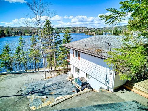 Photo aÃ©rienne - 42  - 44 Av. Nantel, Sainte-Agathe-Des-Monts, QC - Outdoor With Body Of Water With View