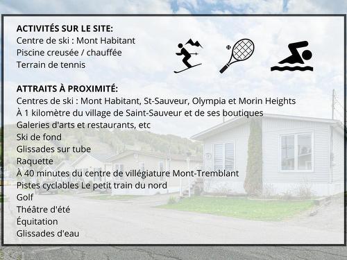 FaÃ§ade - 305 Ch. Des Habitations-Des-Monts, Saint-Sauveur, QC - Outdoor With Facade