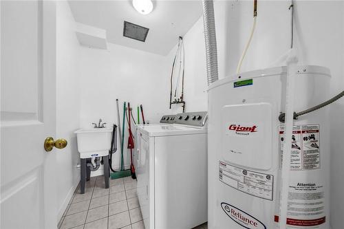In suite laundry and storage area - 5 Ogilvie Street|Unit #406, Dundas, ON 