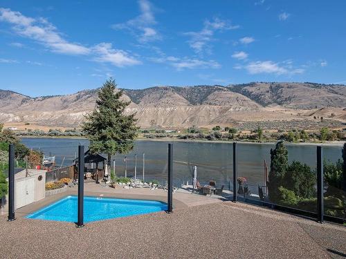 2622 Thompson Drive, Kamloops, BC - Outdoor With Body Of Water With In Ground Pool With View
