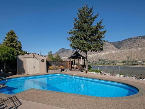 2622 Thompson Drive, Kamloops, BC - Outdoor With In Ground Pool With Backyard