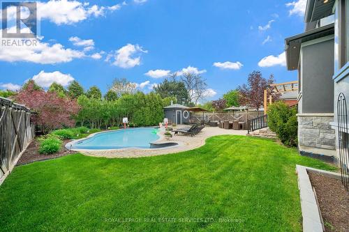 1330 Tansley Drive, Oakville, ON - Outdoor With In Ground Pool With Backyard