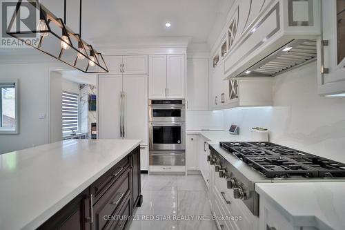 170 Wincott Drive W, Toronto, ON - Indoor Photo Showing Kitchen With Upgraded Kitchen
