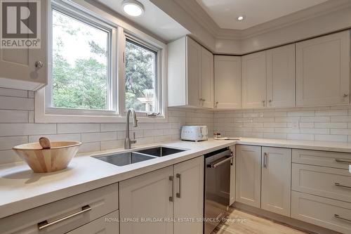 448 White Drive, Milton, ON - Indoor Photo Showing Kitchen With Double Sink