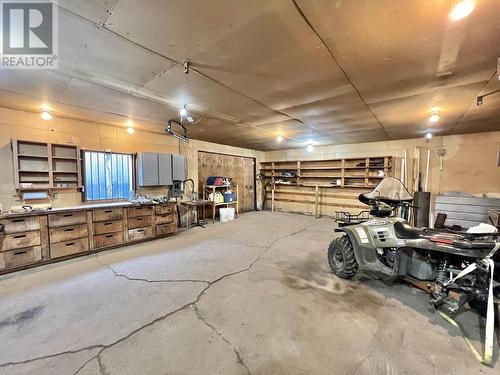 3765 S 97 Highway, Quesnel, BC - Indoor Photo Showing Garage