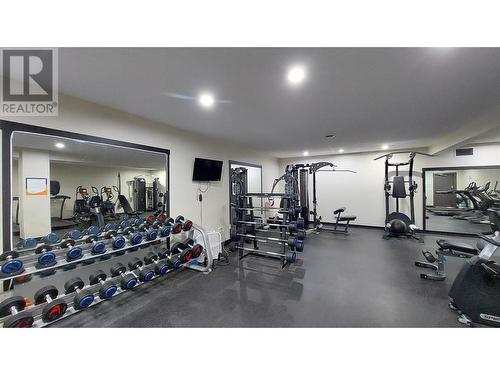 7001 Barcelona Drive Unit# 33, Kelowna, BC - Indoor Photo Showing Gym Room