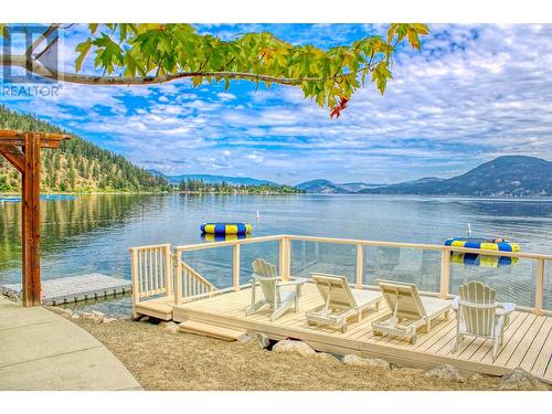 7001 Barcelona Drive Unit# 33, Kelowna, BC - Outdoor With Body Of Water With Deck Patio Veranda With View