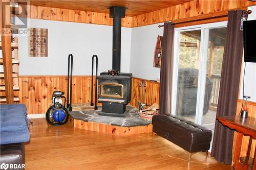 810 4Th Line, Douro-Dummer, ON - Indoor Photo Showing Living Room With Fireplace