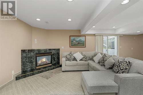 2360 Festival, Windsor, ON - Indoor Photo Showing Living Room With Fireplace