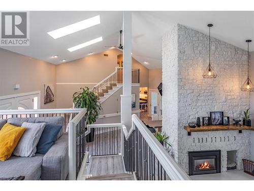 1720 Simpson Court, Kelowna, BC - Indoor With Fireplace