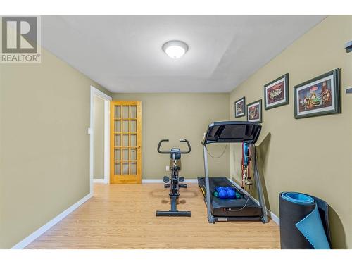 285 Kault Hill Road, Salmon Arm, BC - Indoor Photo Showing Gym Room