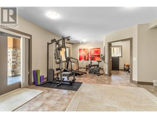 4100 Gallaghers Parkland Drive Unit# 12, Kelowna, BC - Indoor Photo Showing Gym Room