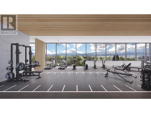 3389 Lakeshore Road Unit# N216, Kelowna, BC - Indoor Photo Showing Gym Room