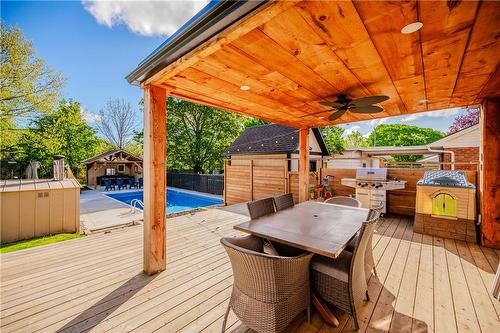 641 Rose Street, Cambridge, ON - Outdoor With In Ground Pool With Deck Patio Veranda With Exterior