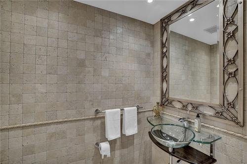 Powder Room - 1019 Old Mohawk Road, Ancaster, ON - Indoor Photo Showing Bathroom