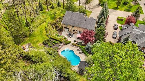 1019 Old Mohawk Road, Ancaster, ON - Outdoor With In Ground Pool With View