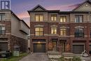 Exterior front of end unit townhome. - 546 Recolte Private, Ottawa, ON 