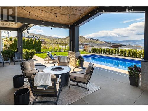 1717 Fawn Run Drive, Kelowna, BC - Outdoor With In Ground Pool With Deck Patio Veranda With Exterior