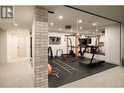 1717 Fawn Run Drive, Kelowna, BC - Indoor Photo Showing Gym Room