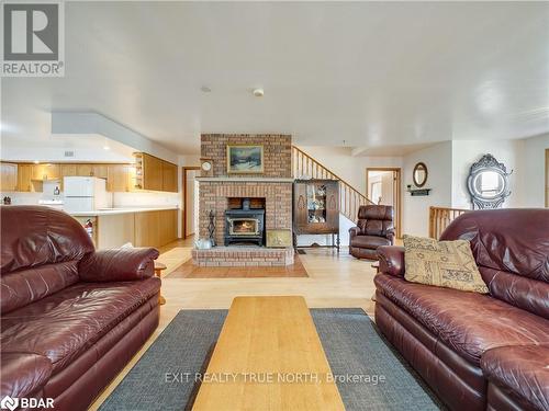74 15 N Line, Oro-Medonte, ON - Indoor Photo Showing Living Room With Fireplace