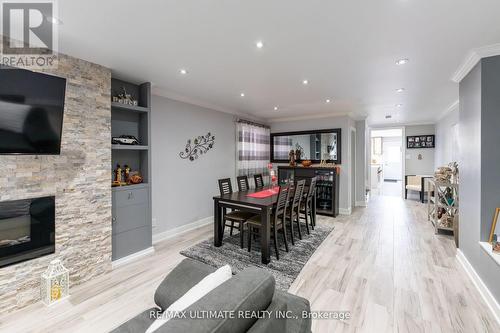 125 Caledonia Road W, Toronto (Corso Italia-Davenport), ON - Indoor Photo Showing Living Room With Fireplace