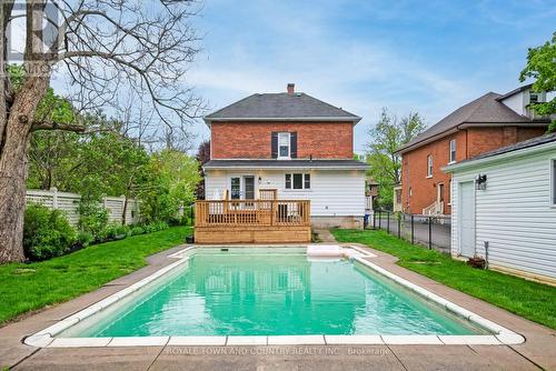 18 Russell Street E, Kawartha Lakes, ON - Outdoor With In Ground Pool With Deck Patio Veranda