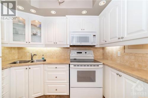 158A Mcarthur Avenue Unit#105, Ottawa, ON - Indoor Photo Showing Kitchen With Double Sink