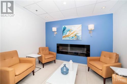 158A Mcarthur Avenue Unit#105, Ottawa, ON - Indoor Photo Showing Living Room With Fireplace