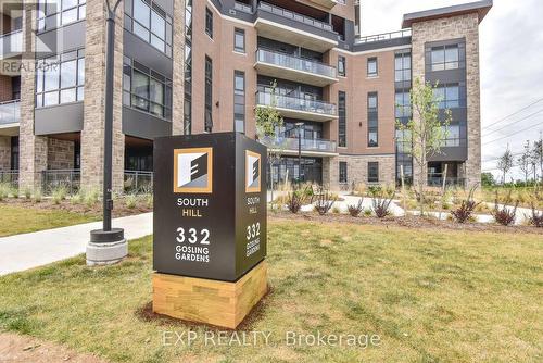 107 - 332 Gosling Gardens, Guelph, ON - Outdoor With Balcony With Facade