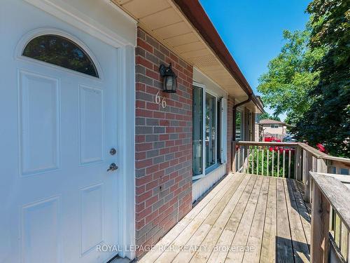 66 Burbank Cres, Orangeville, ON - Outdoor With Deck Patio Veranda With Exterior