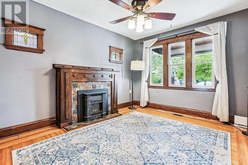 217 Rothsay Avenue, Hamilton, ON - Indoor Photo Showing Living Room With Fireplace