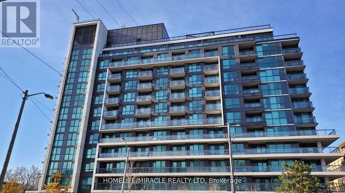 410 - 80 Esther Lorrie Drive, Toronto W10, ON - Outdoor With Balcony With Facade