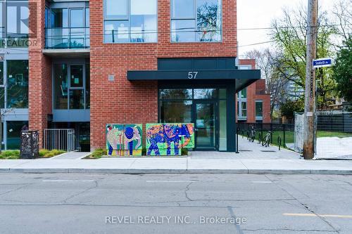 605 - 57 Brock Avenue N, Toronto W01, ON - Outdoor With Facade