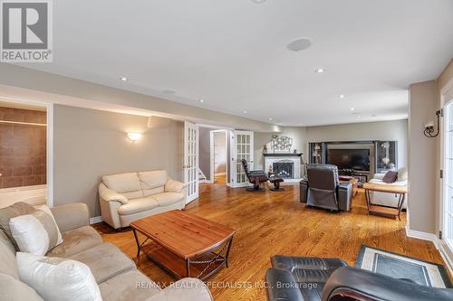 3078 Folkway Drive, Mississauga, ON - Indoor Photo Showing Living Room With Fireplace
