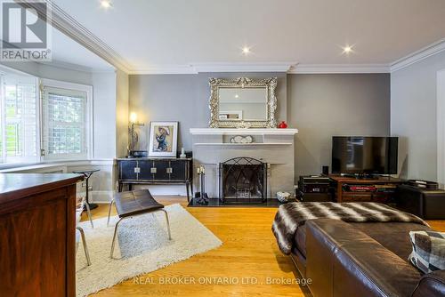 413 Roselawn Avenue, Toronto C04, ON - Indoor Photo Showing Living Room With Fireplace