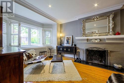 413 Roselawn Avenue, Toronto C04, ON - Indoor Photo Showing Living Room With Fireplace