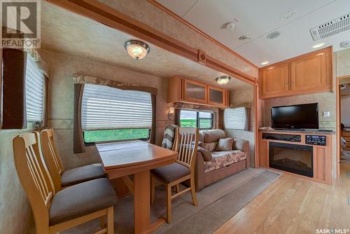 26 Shady Pine Drive, Craik Rm No. 222, SK - Indoor Photo Showing Living Room With Fireplace