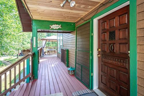 6040 Pine Ridge Road, Kaslo, BC - Outdoor With Deck Patio Veranda With Exterior