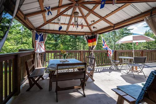 6040 Pine Ridge Road, Kaslo, BC - Outdoor With Deck Patio Veranda With Exterior