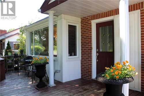 Entrance to home - 95 Algonquin Avenue, Long Sault, ON - Outdoor With Deck Patio Veranda With Exterior