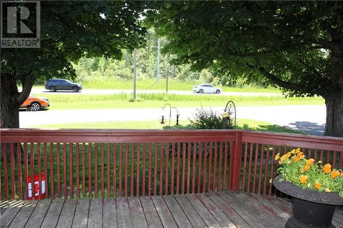 View of beautiful large Maples in the front yard - 95 Algonquin Avenue, Long Sault, ON - Outdoor With Deck Patio Veranda