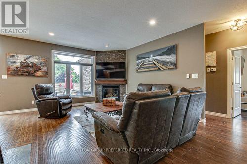 2 Brooker Trail, Thames Centre (Thorndale), ON - Indoor Photo Showing Living Room With Fireplace