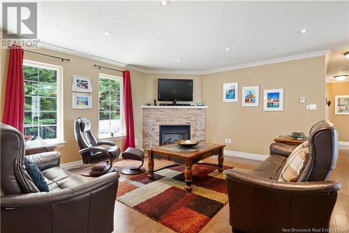 155 Richard Street, Dieppe, NB - Indoor Photo Showing Living Room With Fireplace