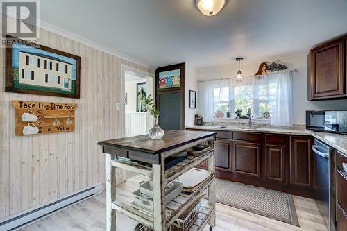 132 Water Street, Carbonear, NL - Indoor Photo Showing Kitchen With Double Sink