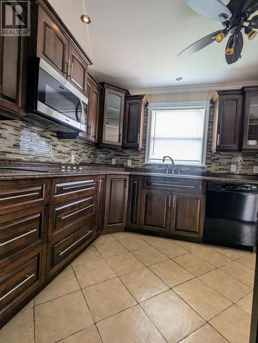 66 Rickenbacker Road, Gander, NL - Indoor Photo Showing Kitchen With Double Sink