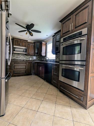 66 Rickenbacker Road, Gander, NL - Indoor Photo Showing Kitchen With Stainless Steel Kitchen