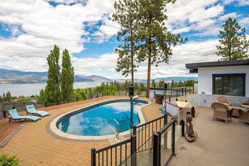 5050 Treadgold Court, Kelowna, BC - Outdoor With In Ground Pool With View